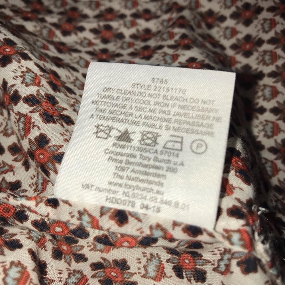 Tory Burch Unique Printed Tunic Button Up - image 5